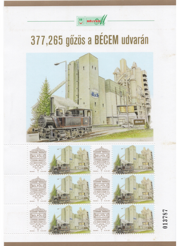 377,265 gőzös a BÉCEM udvarán