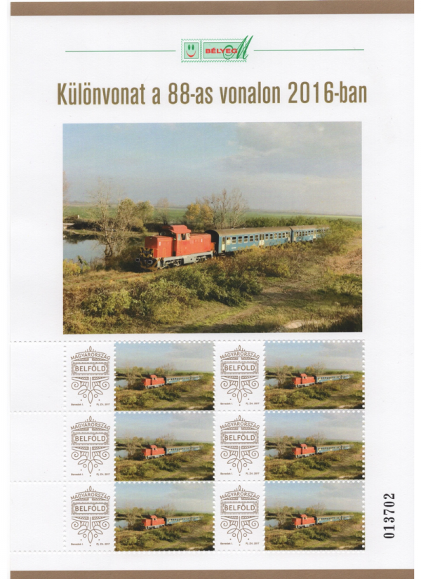 Különvonat a 88-as vonalon 2016-ban