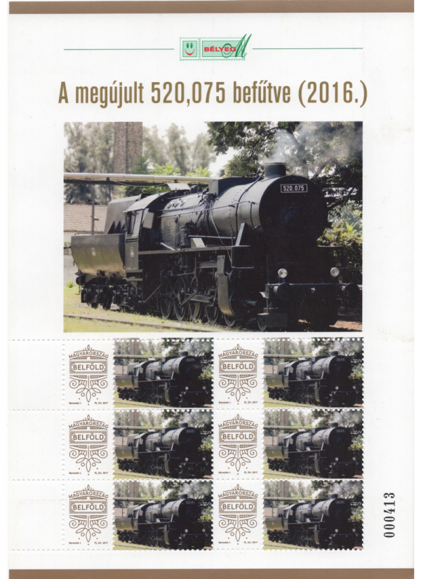 A megújult 520,075 befűtve (2016.)